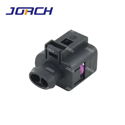 DJ7025A-3.5-21 2 পিন ফগ লাইট অটো ওয়্যার হারনেস প্লাগ ফিমেল সংযোগকারী 1J0973722 অটো হর্ন সংযোগকারী